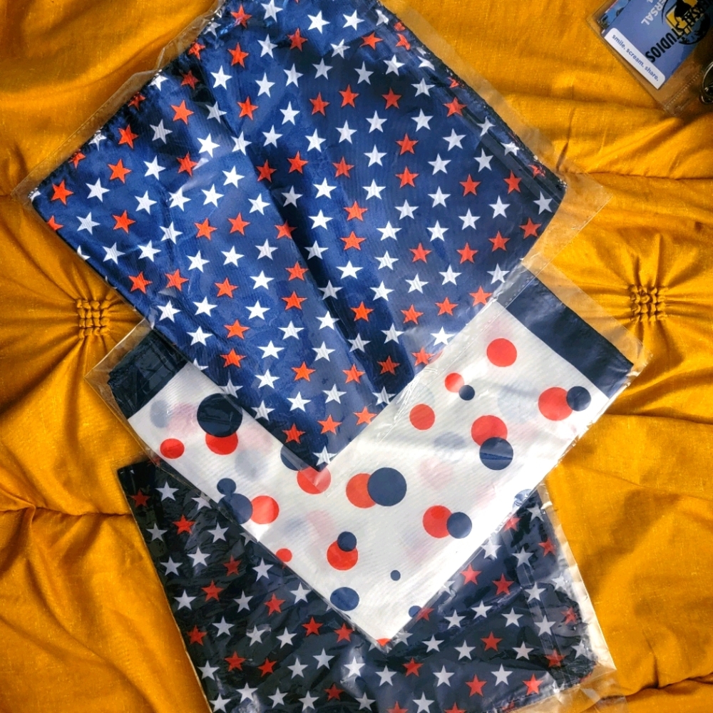 NWT Patriotic Neck Scarves (set of 3)